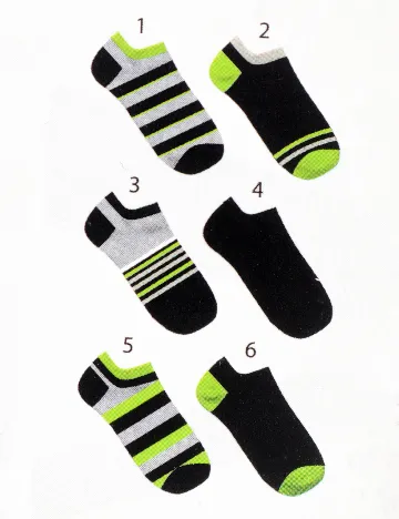 Set sosete 6 perechi Erve, mix culori Mix culori