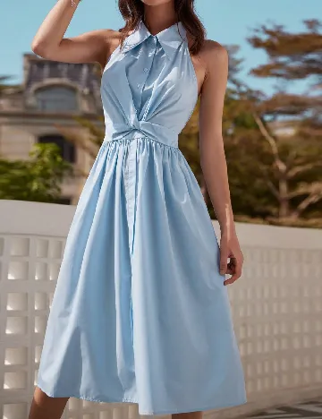 Rochie medie SHEIN, albastru