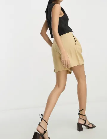 Pantaloni scurti ASOS, bej Crem