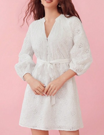 Rochie scurta SHEIN, alb