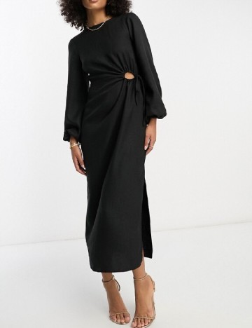 Rochie medie ASOS, negru