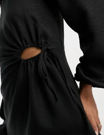 Rochie medie ASOS, negru Negru