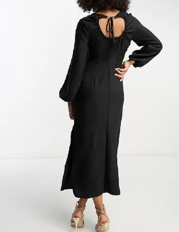 Rochie medie ASOS, negru Negru