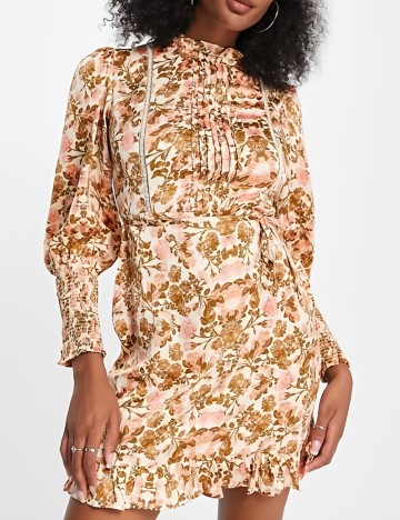 Rochie scurta River Island, floral print