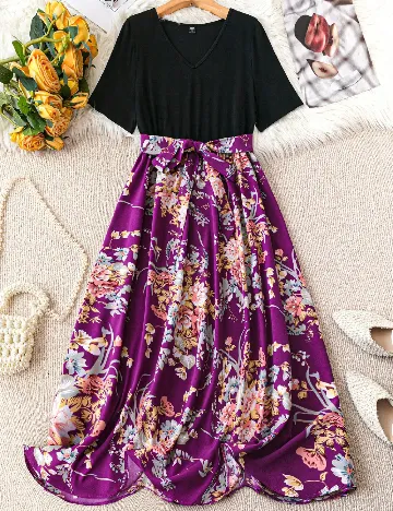 Rochie medie SHEIN CURVE, mix culori Mix culori
