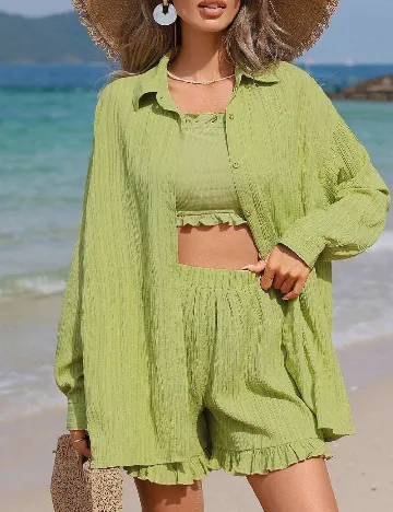 Compleu SHEIN, verde Verde