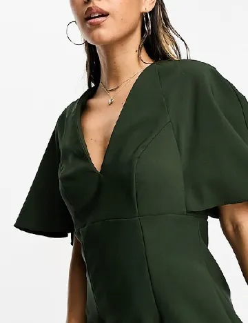 Rochie scurta ASOS, verde Verde