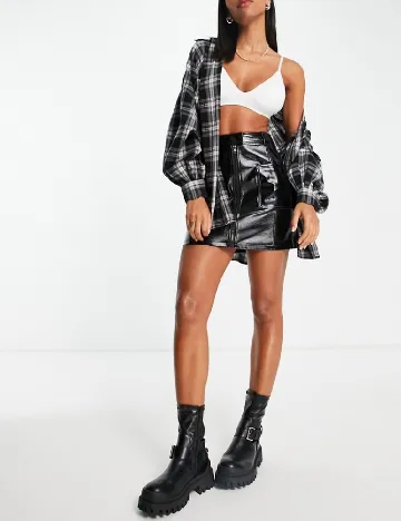 Fusta Top Shop, negru