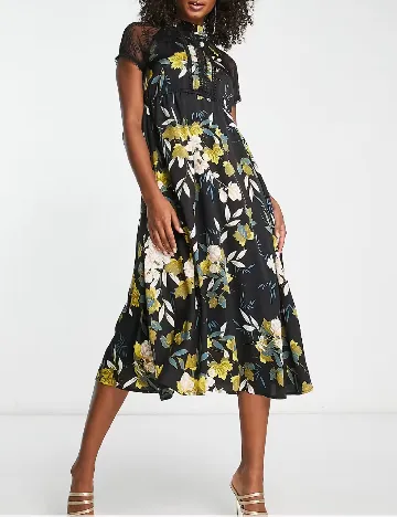 Rochie medie Liquorish, negru