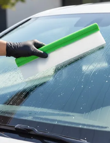 Racleta din silicon C&C Automotive, verde