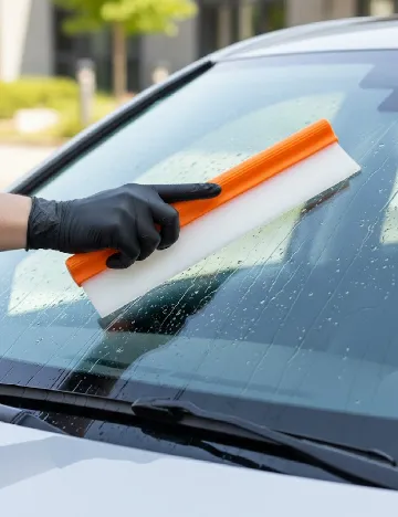 Racleta din silicon C&C Automotive, portocaliu Portocaliu