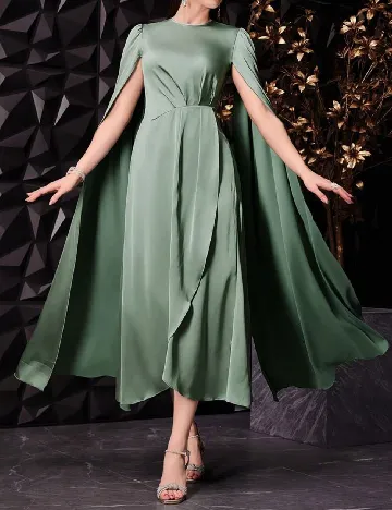 Rochie medie SHEIN, verde Verde