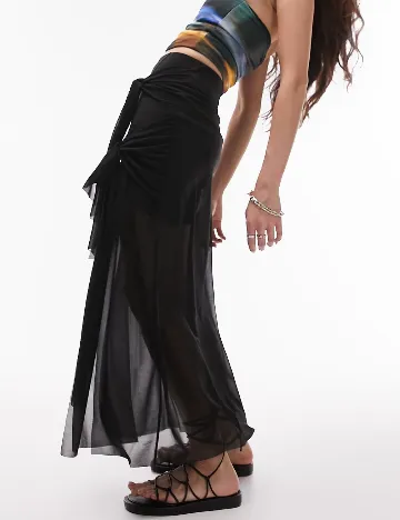 Fusta Top Shop, negru