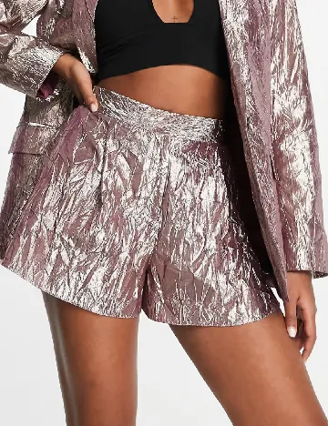 Pantaloni scurti ASOS, roz Roz