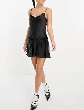 Rochie scurta Motel, negru Negru
