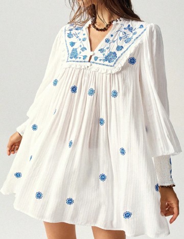 Rochie scurta SHEIN, alb