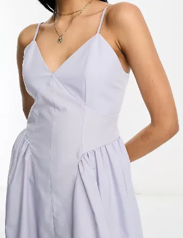 Rochie medie ASOS, albastru Albastru