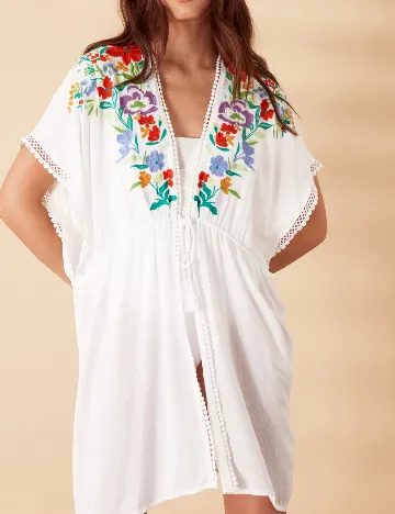 Kimono Accessorize, alb