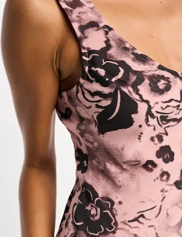 Rochie medie ASOS, roz Roz