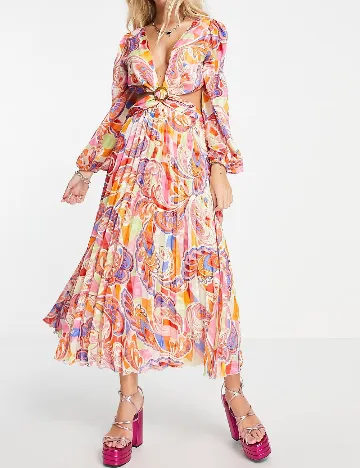 Rochie medie ASOS, mix culori Mix culori