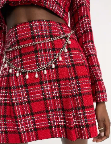 Fusta Miss Selfridge, rosu Rosu