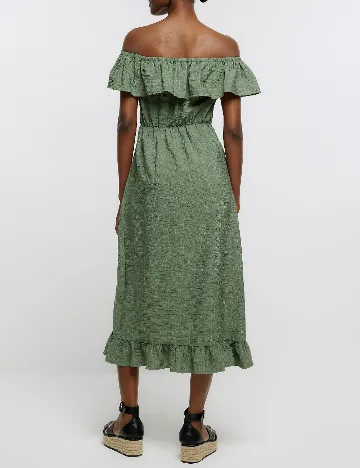 Rochie medie River Island, verde Verde