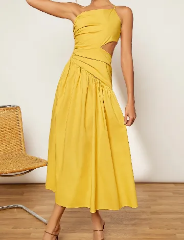 Rochie lunga SHEIN, galben Galben