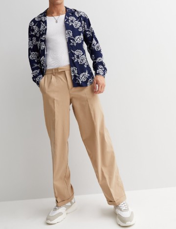 Camasa New look, bleumarin