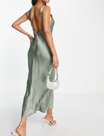 Rochie medie SNDYS, verde