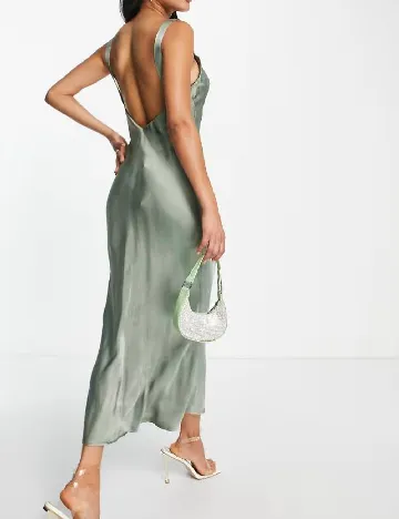 Rochie medie SNDYS, verde Verde