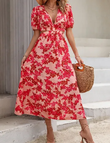 Rochie lunga SHEIN, roz Roz