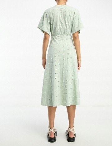 Rochie medie ASOS, verde