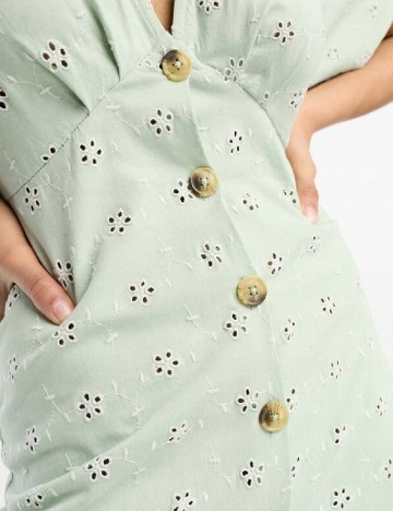 Rochie medie ASOS, verde