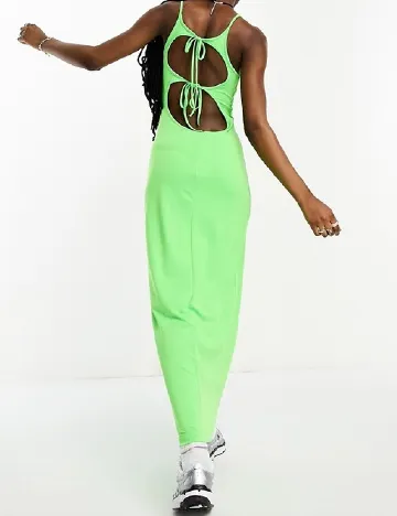 Rochie lunga Weekday, verde