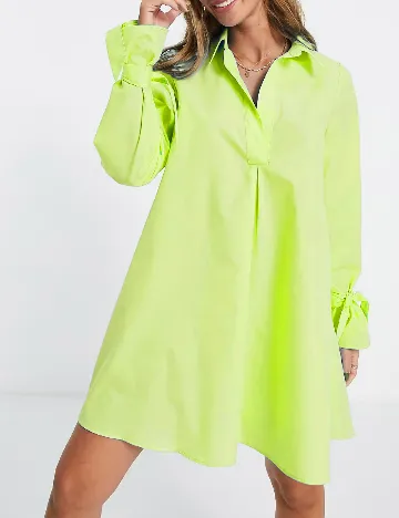 Rochie scurta ASOS, verde Verde