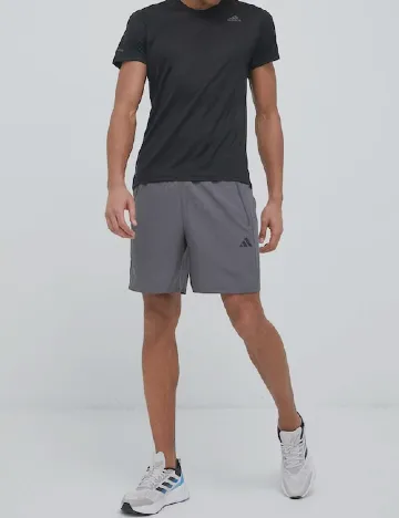 Pantaloni scurti Adidas, gri Gri