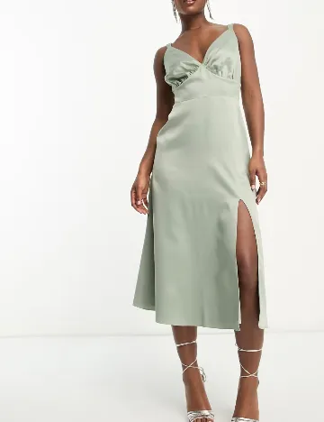 Rochie medie Maya Deluxe, verde Verde