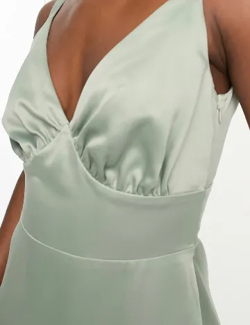 Rochie medie Maya Deluxe, verde Verde