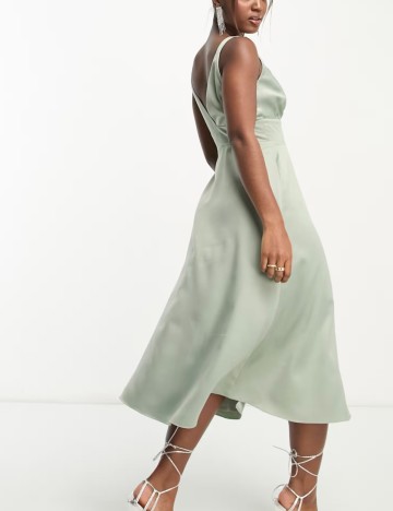 Rochie medie Maya Deluxe, verde
