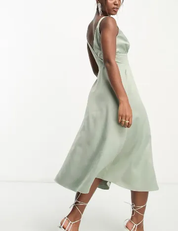 Rochie medie Maya Deluxe, verde Verde