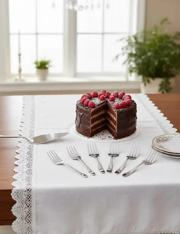 Set de servire pentru tort Zd Trading, argintiu