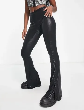 Pantaloni Bershka, negru Negru