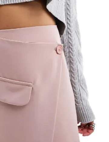 Fusta ASOS, roz pudra Roz