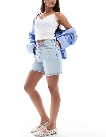 Pantaloni scurti ASOS, albastru Albastru