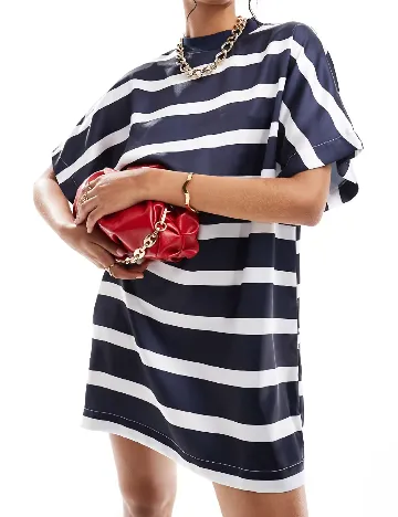 Rochie scurta ASOS, bleumarin Albastru