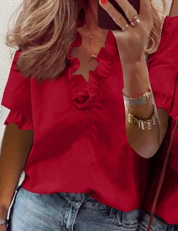 Bluza SHEIN, rosu Rosu