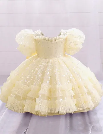 Rochie Shein Kids, galben deschis Galben