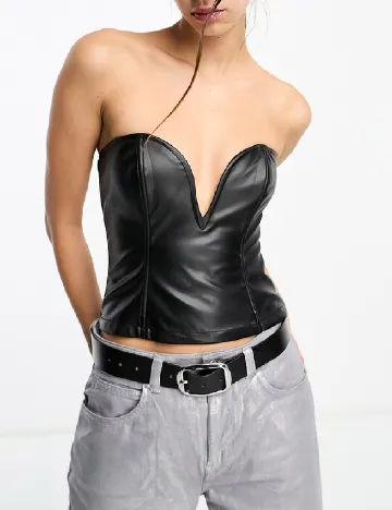 Corset ASOS, negru Negru