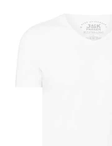 Tricou Jack Parker, alb Alb