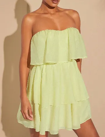 Rochie scurta SHEIN, galben Galben